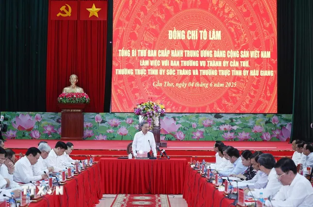 Tổng Bí thư: Hợp nhất Cần Thơ, Sóc Trăng, Hậu Giang hội tụ đầy đủ 'thiên thời, địa lợi, nhân hòa' ảnh 2