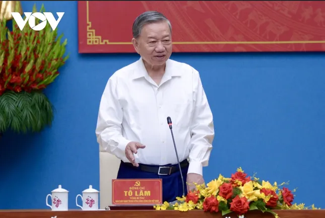 Tổng Bí thư Tô Lâm làm việc với Ban Thường vụ Tỉnh ủy Phú Thọ, Vĩnh Phúc, Hòa Bình ảnh 3