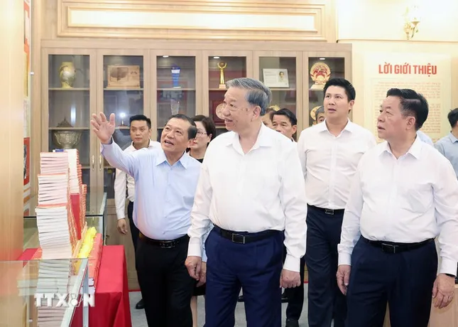 Tổng Bí thư Tô Lâm làm việc với Ban Tuyên giáo và Dân vận Trung ương ảnh 2