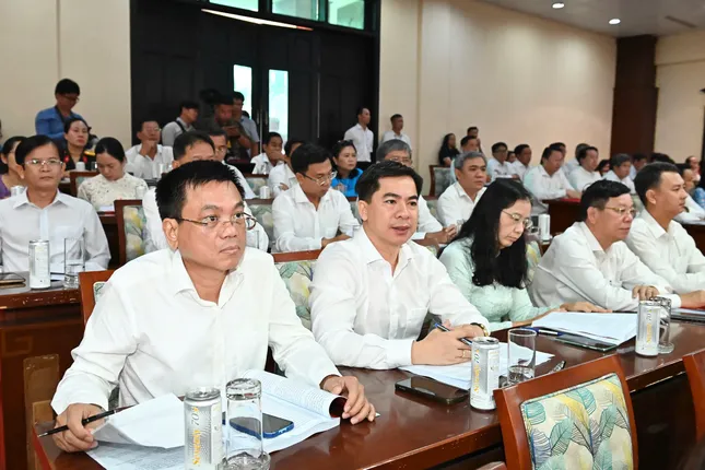 Tổng Bí thư Tô Lâm làm việc với Ban Thường vụ Thành ủy TPHCM, Bình Dương và Bà Rịa - Vũng Tàu ảnh 3