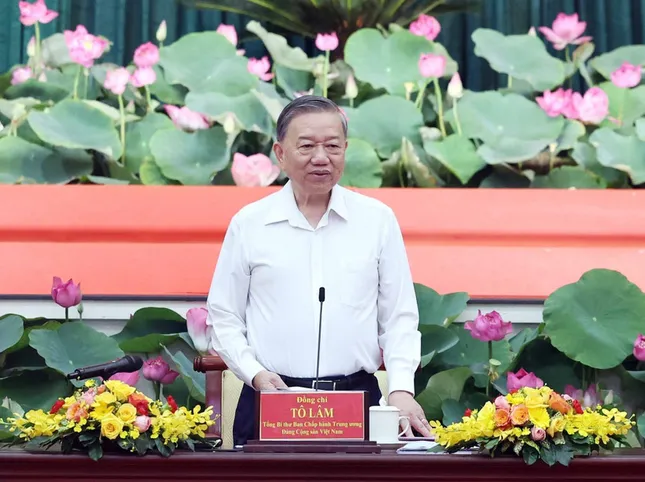 Bài phát biểu của Tổng Bí thư Tô Lâm tại buổi làm việc với lãnh đạo TPHCM và các tỉnh Bình Dương, Bà Rịa-Vũng Tàu ảnh 1