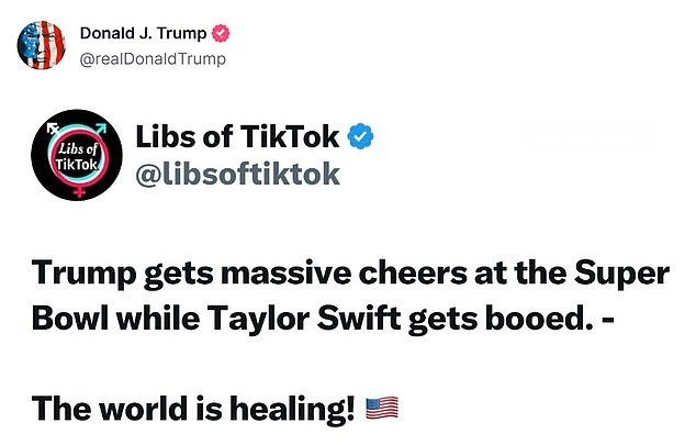 Ông Trump chế giễu Taylor Swift ảnh 1