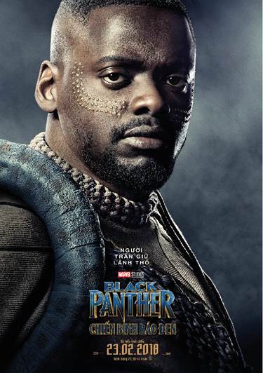 Ngắm loạt poster nhân vật cực ngầu của phim "Black Panther: Chiến Binh Báo Đen" ảnh 6