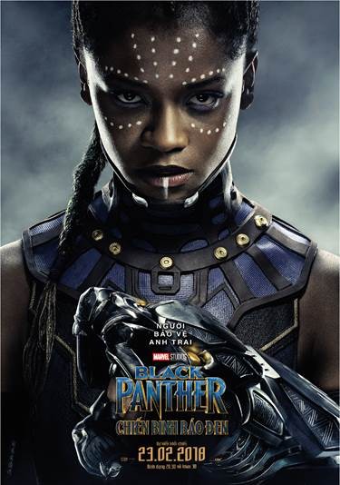 Ngắm loạt poster nhân vật cực ngầu của phim "Black Panther: Chiến Binh Báo Đen" ảnh 7