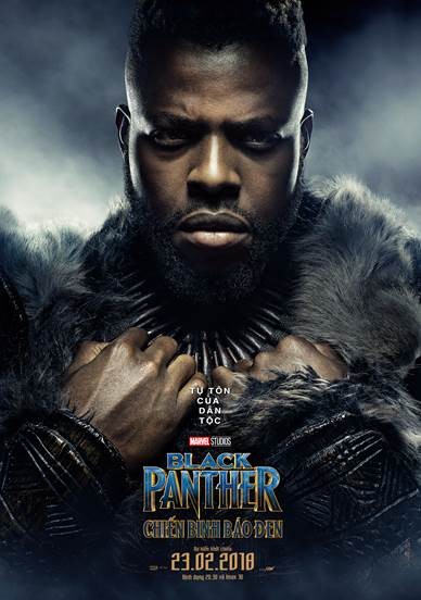 Ngắm loạt poster nhân vật cực ngầu của phim "Black Panther: Chiến Binh Báo Đen" ảnh 8