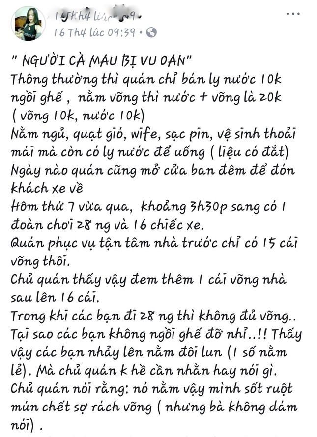 Nhóm 28 phượt thủ “bóc phốt” quán nước ở Cà Mau khiến dân tình dậy sóng ảnh 3