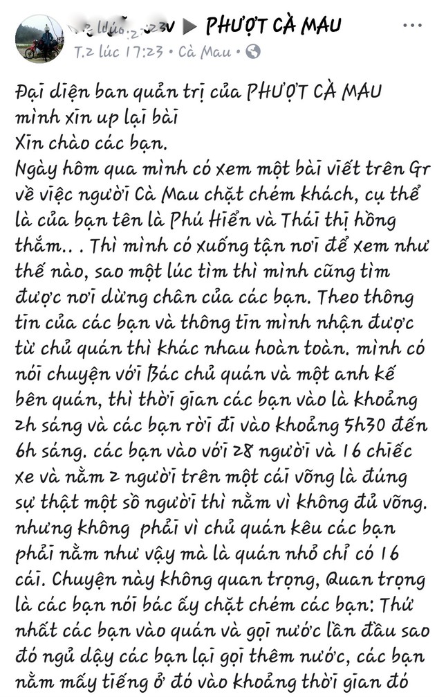 Nhóm 28 phượt thủ “bóc phốt” quán nước ở Cà Mau khiến dân tình dậy sóng ảnh 2