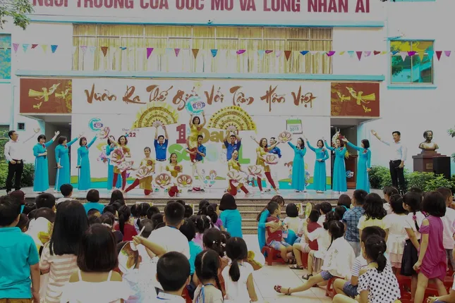 Hà Nội: "Ngày đầu tiên đi học" của các bạn nhỏ khối 1 trường Tiểu học Đoàn Thị Điểm ảnh 4