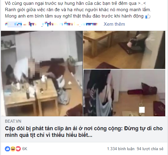 Sốc với clip cặp đôi vô tư diễn “cảnh nóng” ngay tại quán trà sữa ảnh 1