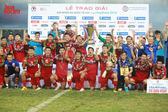 Hòa kịch tính Uzbekistan, U23 Việt Nam lên ngôi vô địch Cúp Tứ hùng 2018 ảnh 1