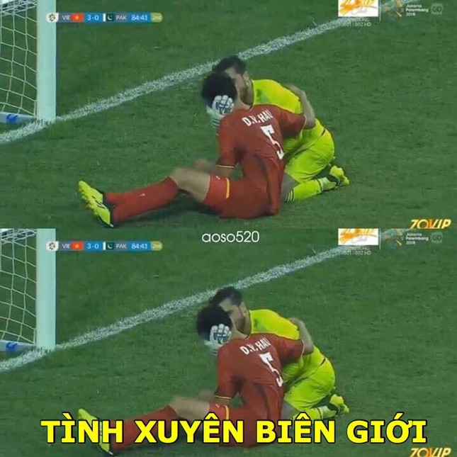 Dân mạng đua nhau chế ảnh hài hước sau trận đại thắng của U23 Việt Nam trước Pakistan ảnh 2