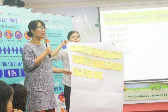 Hà Nội: Giới trẻ hào hứng "hiến kế" vì môi trường tại Trại sáng kiến thanh niên 2018 ảnh 4