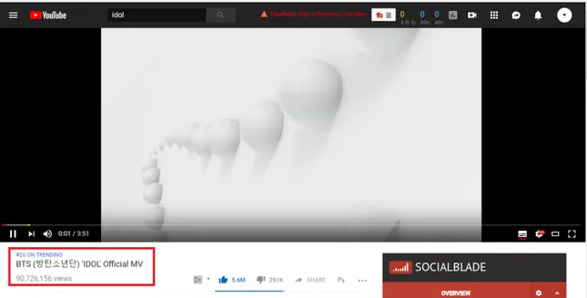 BTS rớt khỏi top search lẫn #1 trending Youtube vì bị U23 Việt Nam chiếm sóng ảnh 5