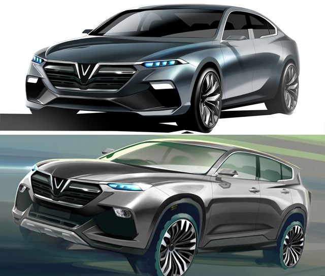 2 chiếc xe hiện thực của VinFast đã đến từ 20 concept như thế nào? ảnh 2