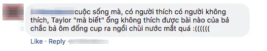 Fan nói gì khi ca sĩ Tùng Dương bảo: “Không thể nghe nổi nhạc của Taylor Swift”? ảnh 4