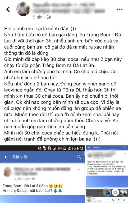 Hai thanh niên “cá cược” nguy hiểm chỉ vì bài đăng của cô gái trên mạng xã hội ảnh 4