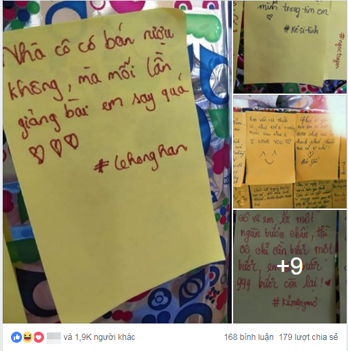 Dân mạng cười đau bụng với lời chúc 20/10 đầy “thính” của học sinh tặng cô giáo ảnh 1