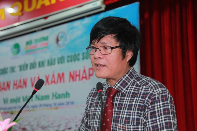Cuộc thi về biến đổi khí hậu đã "ghé thăm" trường Đại học Tài nguyên Môi trường TP.HCM ảnh 4