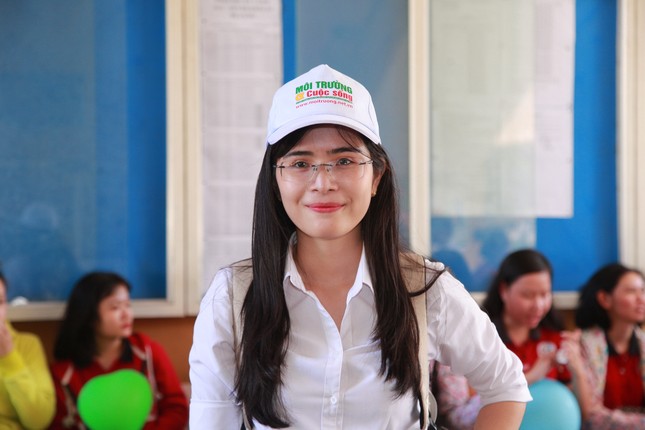 Cuộc thi về biến đổi khí hậu đã "ghé thăm" trường Đại học Tài nguyên Môi trường TP.HCM ảnh 7