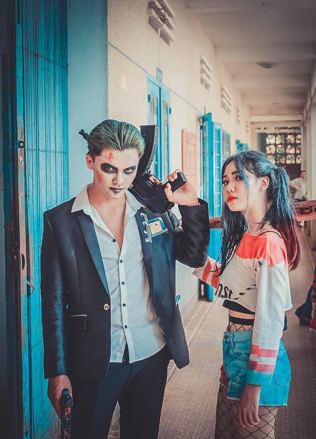 Vào xem "trường người ta" đã nhiều trai đẹp gái xinh lại còn cosplay cực "chất" mùa Halloween đây này! ảnh 4