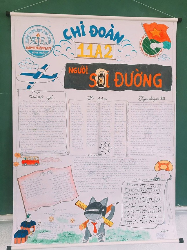 Teen Quảng Trị đưa truyện Harry Potter vào tạo hình cho báo tường ảnh 2