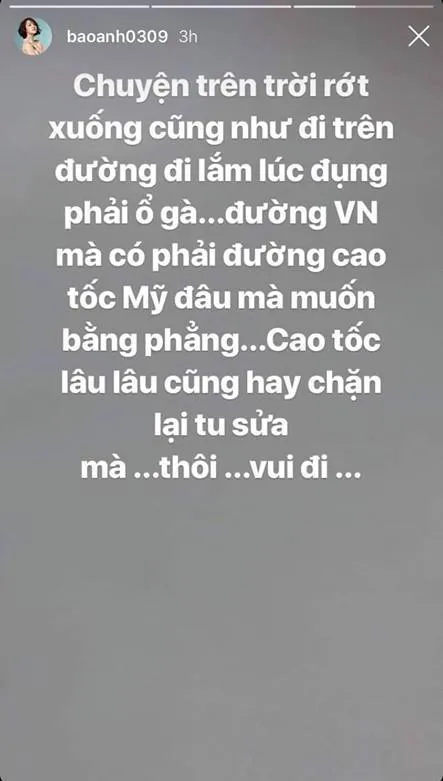 Sau những ồn ào "người thứ 3", Bảo Anh chia sẻ dòng trạng thái đầy ẩn ý ảnh 1