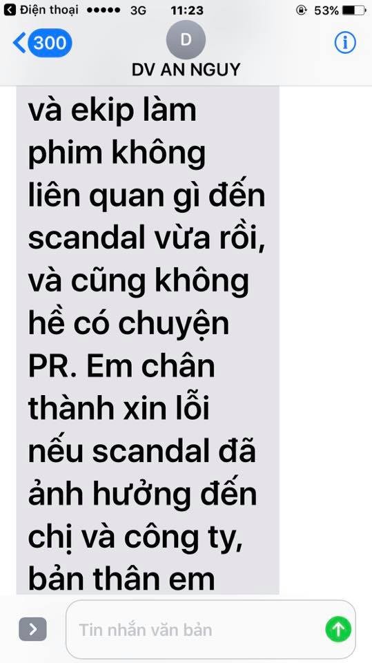 Đạo diễn phim "Mẹ Tuệ" bức xúc khẳng định những tin nhắn An Nguy đưa ra là giả tạo ảnh 8