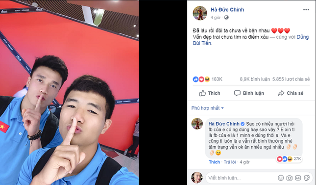 Đăng ảnh 4 tiếng nhận gần 200.000 likes, đến Đức Chinh cũng tưởng Facebook bị lỗi ảnh 1