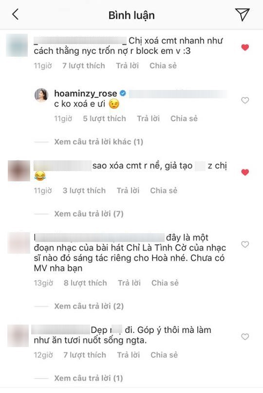 Vừa sang năm mới, Hòa Minzy lại "vạ miệng" khi phản ứng gay gắt với lời khuyên của fan ảnh 2