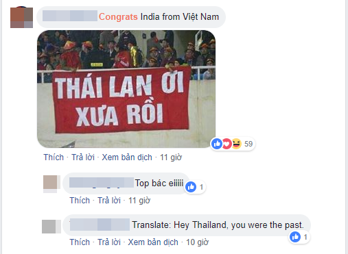 Fan Việt lại mất điểm khi "hùa" cùng fan Ấn Độ chế giễu trận thua của Thái Lan ảnh 5