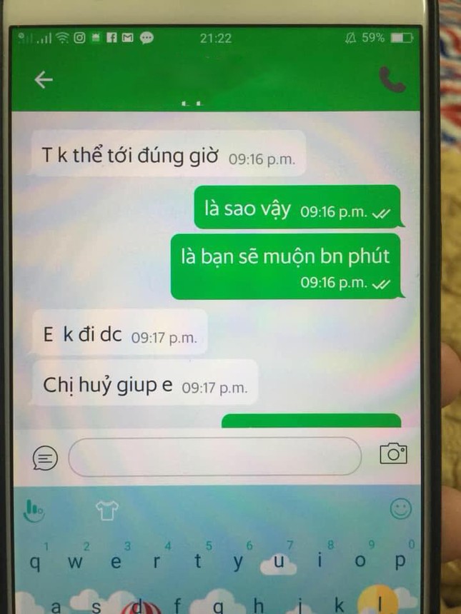 Chết cười trước đoạn hội thoại giận dỗi như đang yêu của anh shipper và cô gái bị hủy đơn ảnh 1