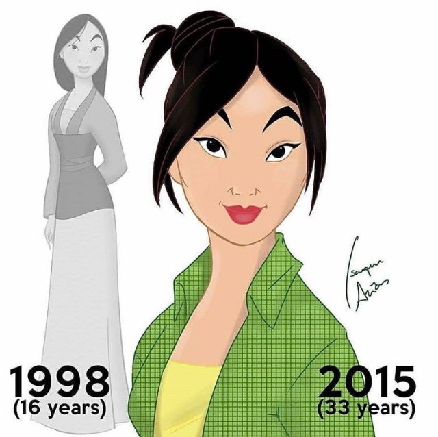 Ngỡ ngàng với hình ảnh của các công chúa, hoàng tử Disney khi về già ảnh 6