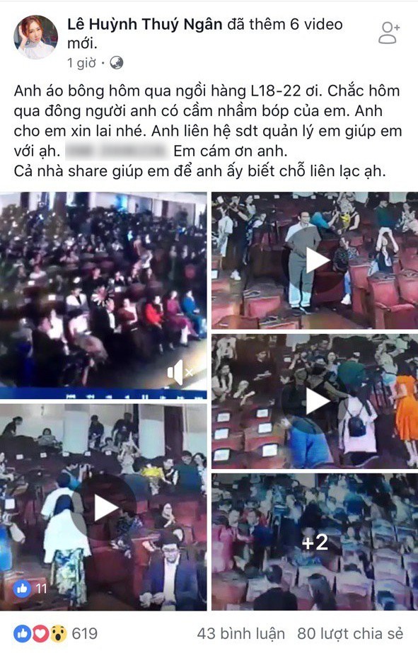 Vừa vui mừng nhận giải "Mai Vàng", Thúy Ngân đã bị mất cắp túi hiệu ngay khi kết thúc chương trình ảnh 4