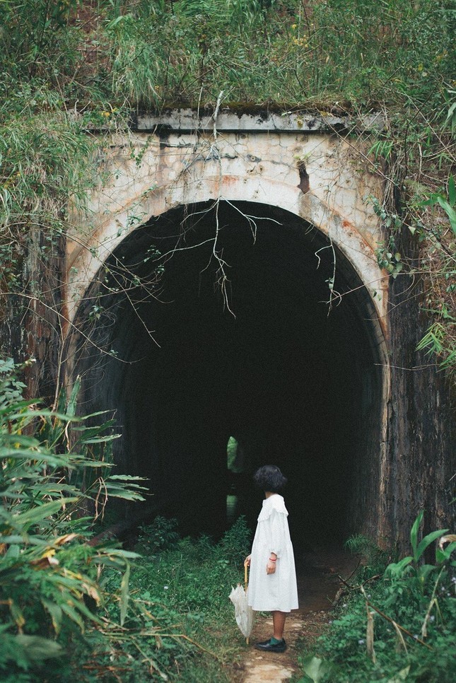 Địa điểm "sống ảo" mới toanh ở Đà Lạ hút giới trẻ: Đường hầm xe lửa đẹp mộng mơ ảnh 1