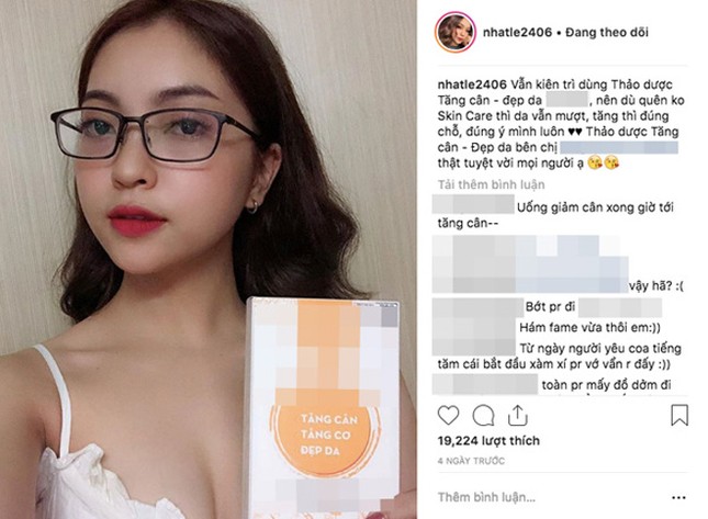 Một tháng đăng bài PR cho 3 hãng thuốc giảm cân, bạn gái Văn Hậu bị "ném đá" tơi tả ảnh 8