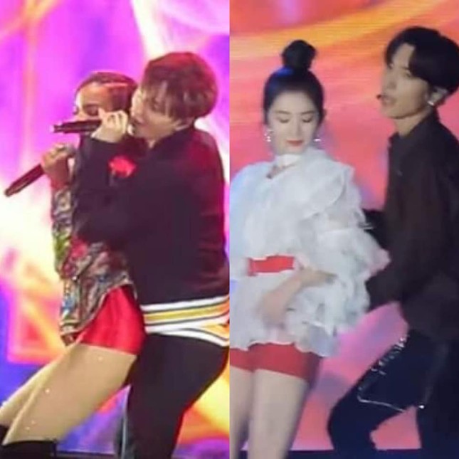 Leeteuk (Super Junior) gây tranh cãi khi ôm eo Irene (Red Velvet) nhảy "Lo Siento" ảnh 2