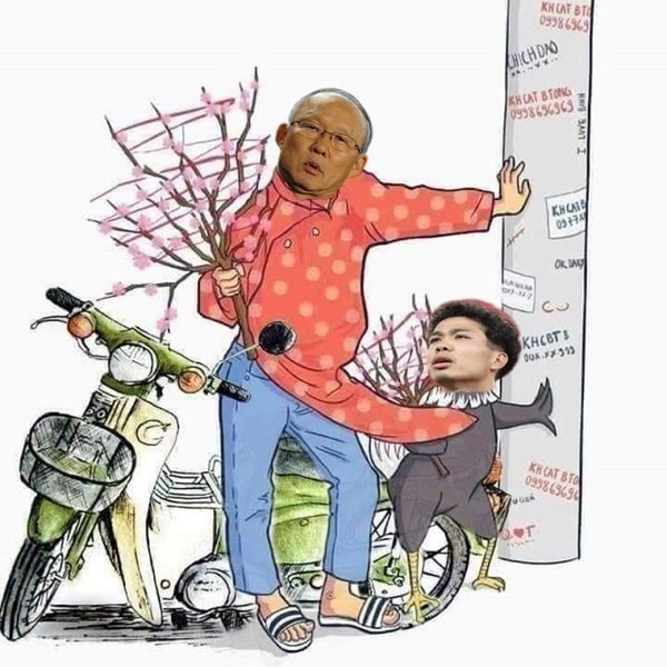 Chết cười ảnh chế Công Phượng, Quang Hải về Việt Nam bán đào kiếm tiền tiêu Tết ảnh 6