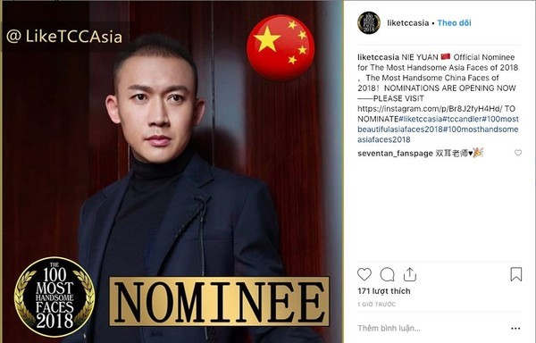 “Càn Long” Nhiếp Viễn bất ngờ lọt "Top 100 gương mặt đẹp trai nhất thế giới" ảnh 1