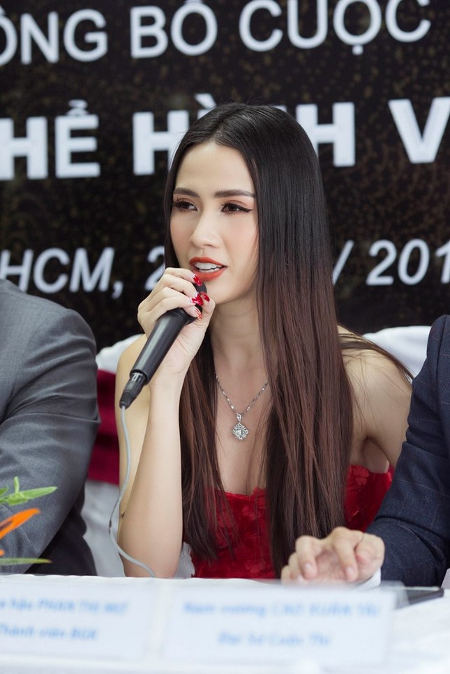 Hoa hậu Phan Thị Mơ làm giám khảo cuộc thi "Người Mẫu Thể Hình Việt Nam 2019" ảnh 3