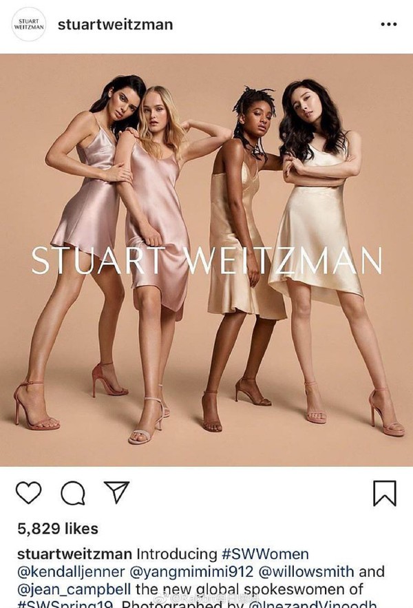 Dương Mịch là sao Châu Á đầu tiên trở thành người đại diện toàn thương hiệu của Stuart Weitzman ảnh 2