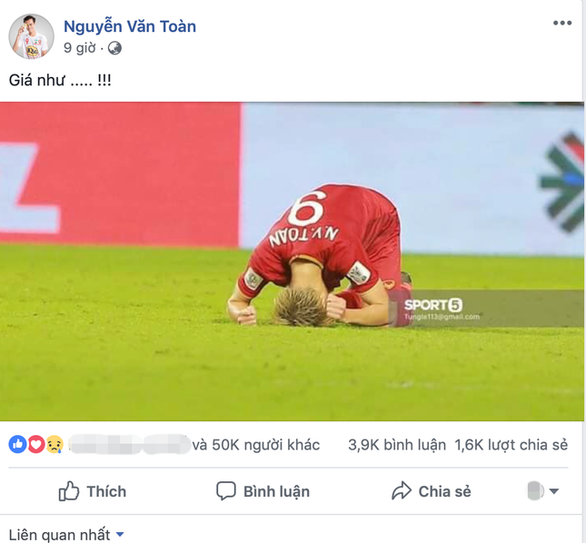 Văn Toàn cảm thán "Giá như...", các đồng đội vào an ủi: "Không sao mà, đứng dậy anh ôm" ảnh 1