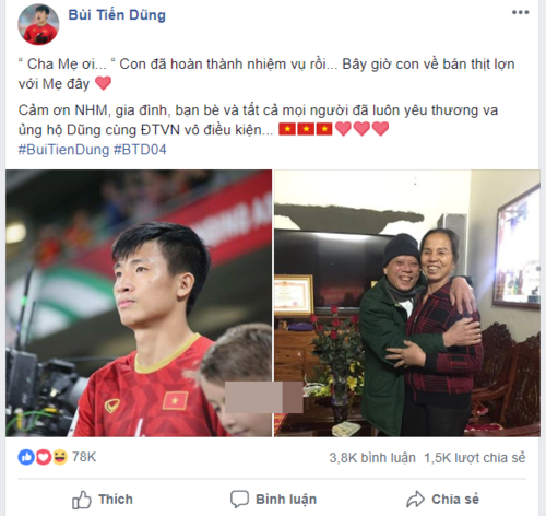 Các cầu thủ về nước sau trận tứ kết Asian Cup, "Tư" Dũng "nóng lòng" về bán thịt lợn với mẹ ảnh 1