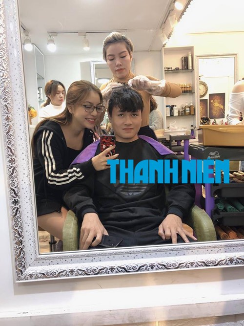 Quang Hải trình làng mái tóc mới, Huy Hùng lên phố làm đẹp ảnh 5