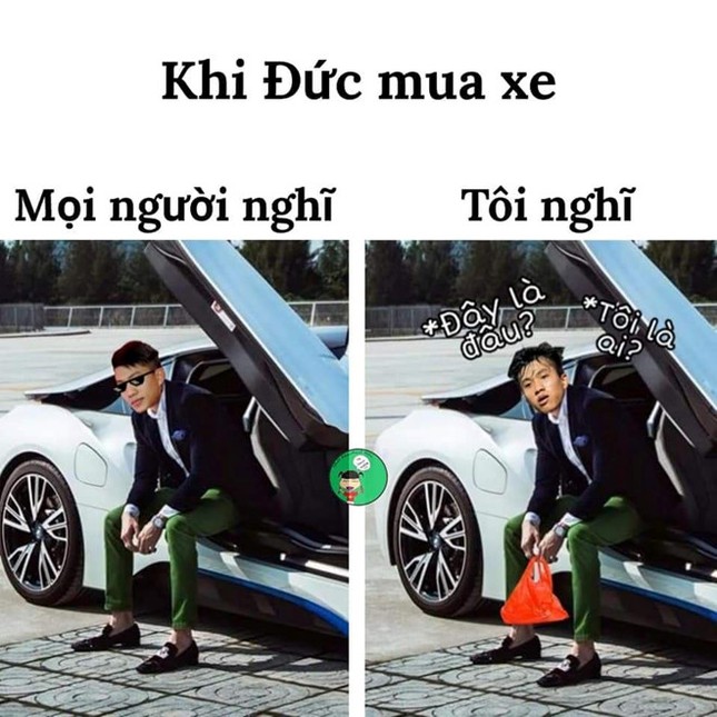 Ảnh chế Phan Văn Đức mua ôtô tiền tỷ để "lấy độc trị độc say xe" ảnh 7