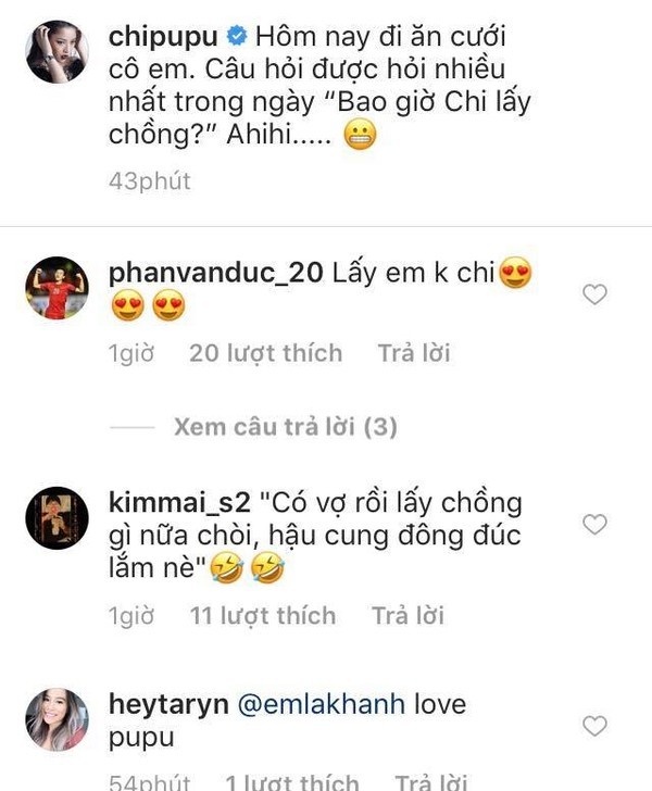 Chi Pu đăng ảnh bị hỏi "Bao giờ lấy chồng", Phan Văn Đức vào thả thính một câu bất ngờ ảnh 2