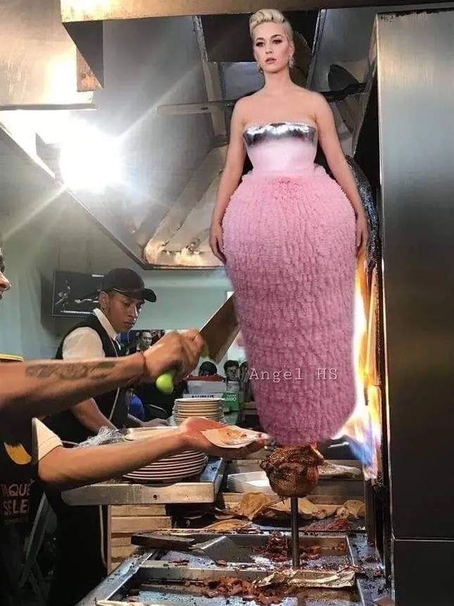 Trắng tay ở Grammy nhưng Katy Perry lại “bội thu” ảnh chế với chiếc váy thảm họa đây này! ảnh 10