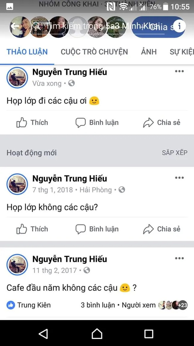 Những bức hình hài té ghế về chuyện họp lớp cũ đầu năm ảnh 1