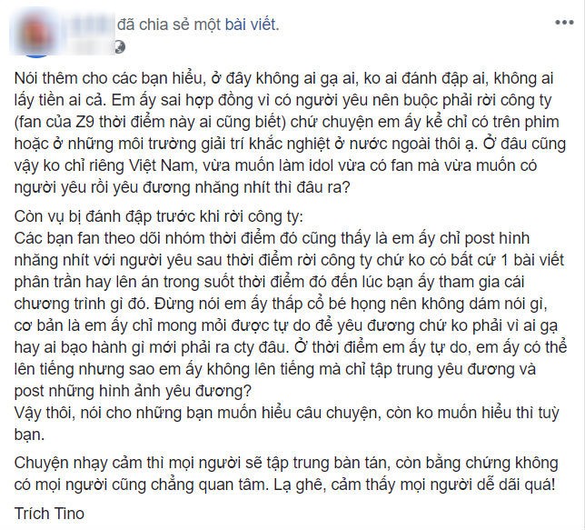 Tăng Nhật Tuệ chính thức lên tiếng khi bị nghi ngờ bạo hành cựu thành viên nhóm nhạc Zero9 ảnh 4
