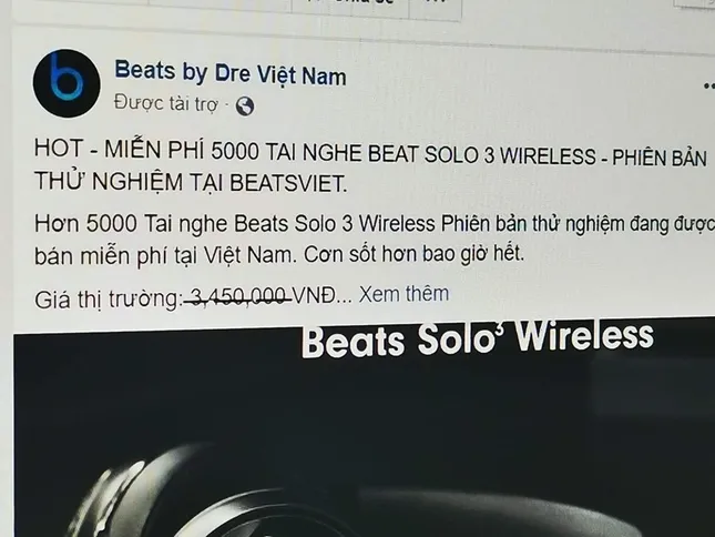 Lừa tặng tai nghe Beats trên Facebook kiếm 100 triệu/ngày ở VN ảnh 4
