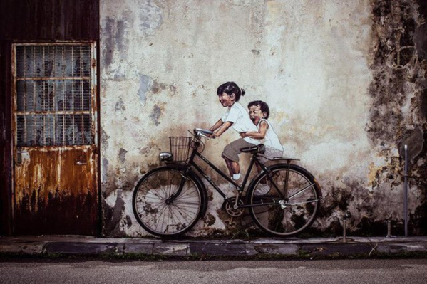 Thảm họa chép tranh: Hà Nội có "phiên bản lỗi" của tranh tường Penang ảnh 1